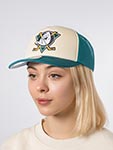 Бейсболка MITCHELL NESS арт. HT12894-ADUCREA Anaheim Ducks NHL (кремовый / бирюзовый)